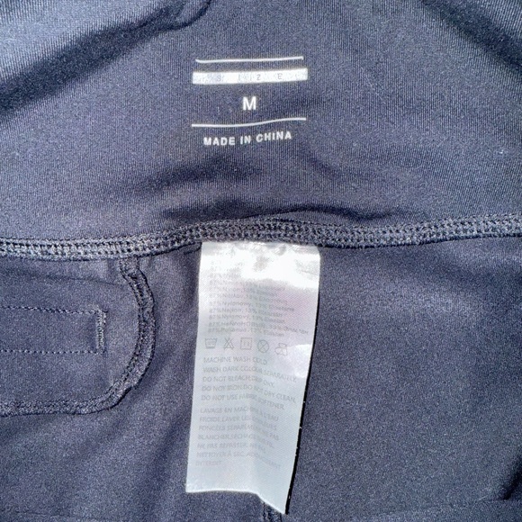 Agenlulu High Rise Bootcut Leggings Black Stretch Yoga Pants M - Picture 8 of 8